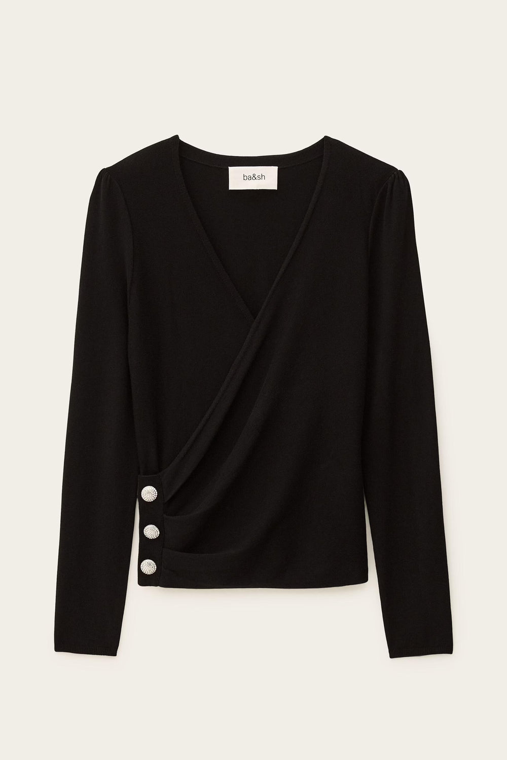 Wrap Sweater Hugo Black