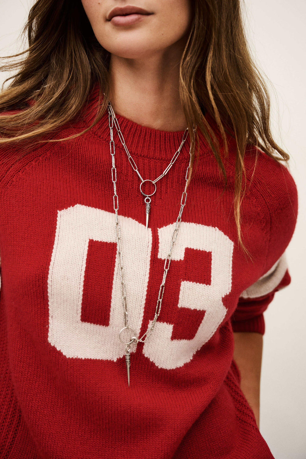 Cashmere Sweater Cobe Red