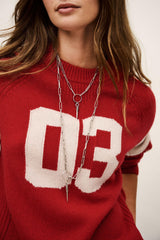 Cashmere Sweater Cobe Red