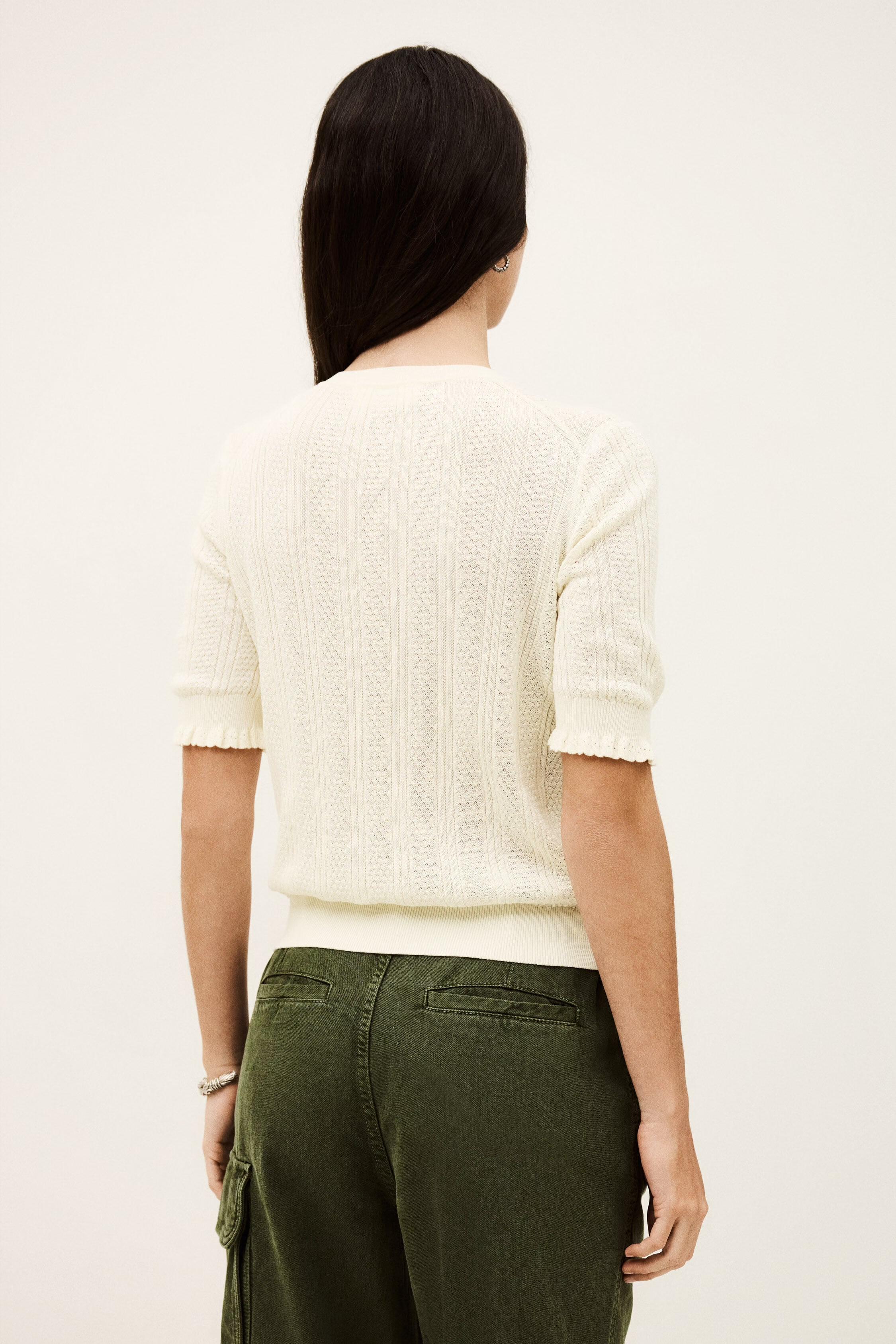 Knit Sweater Viola Off-White