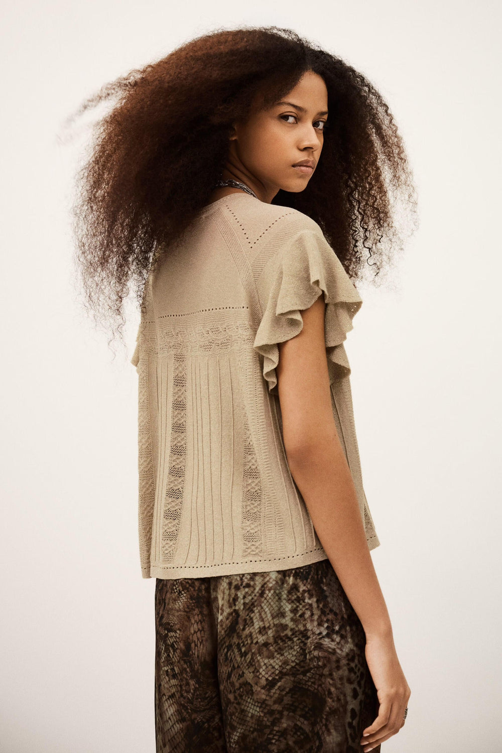 Knit Top Piera Gold