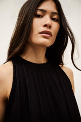 Knit Tank Top Serres Black