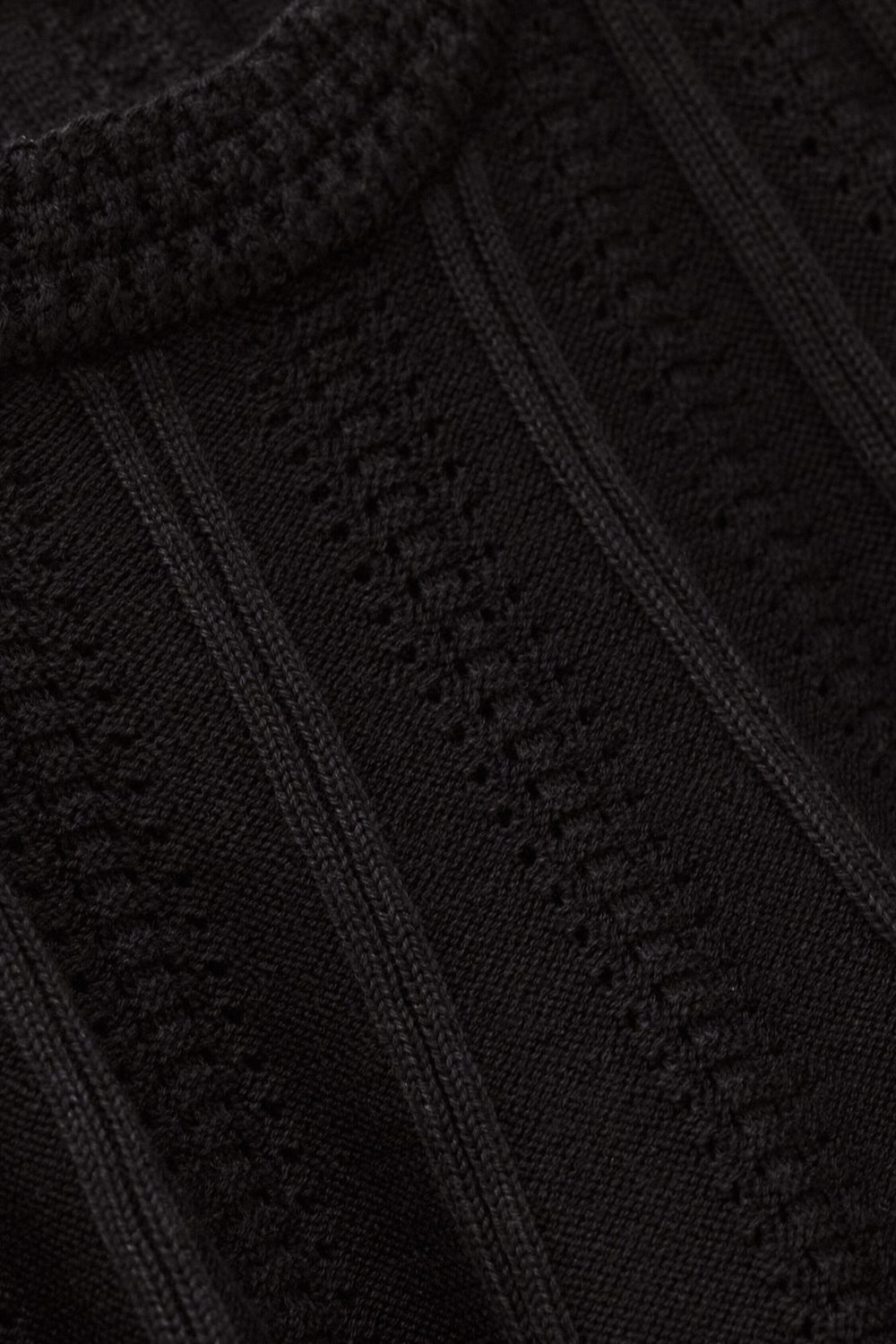 Knit Tank Top Serres Black