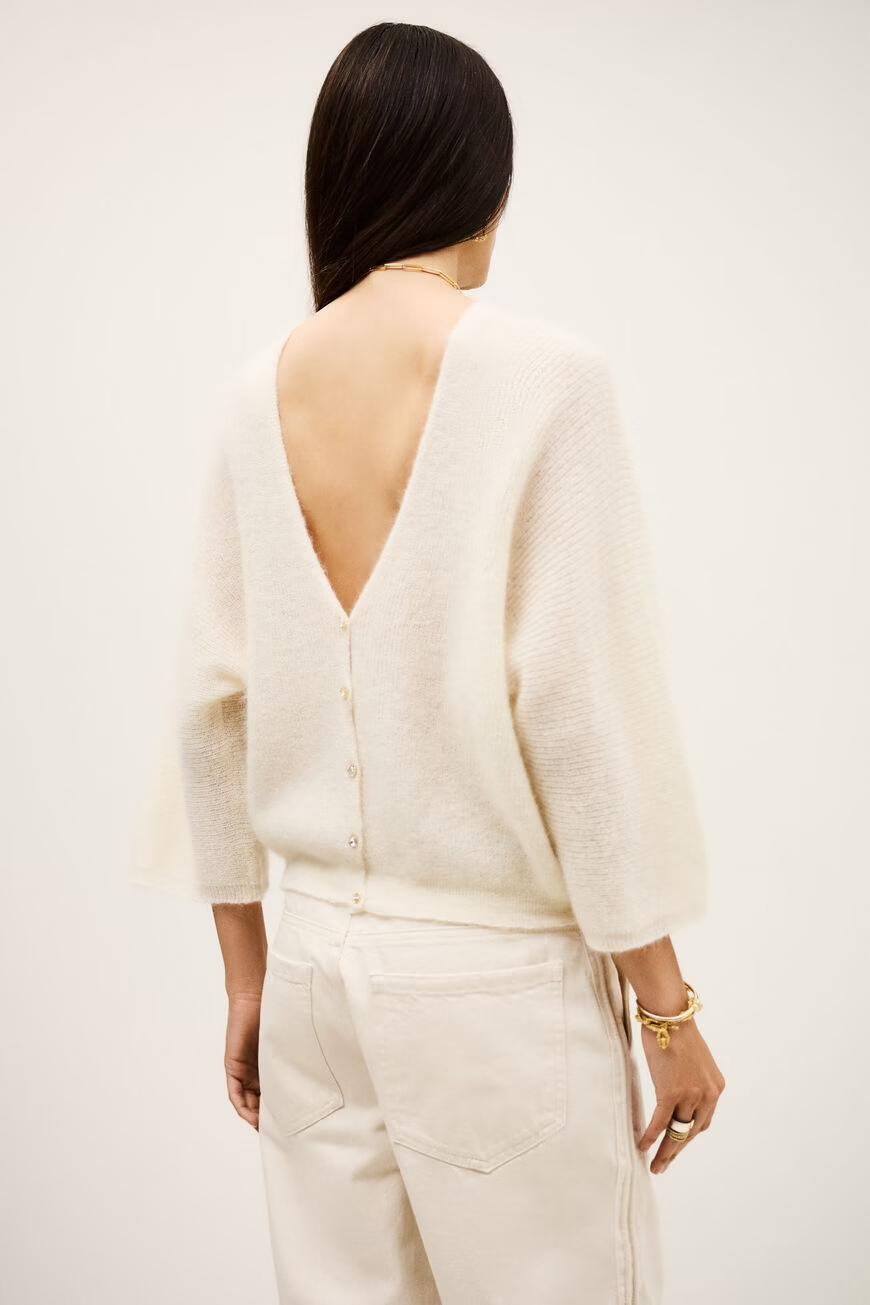 Reversible Sweater Isaac Off-White
