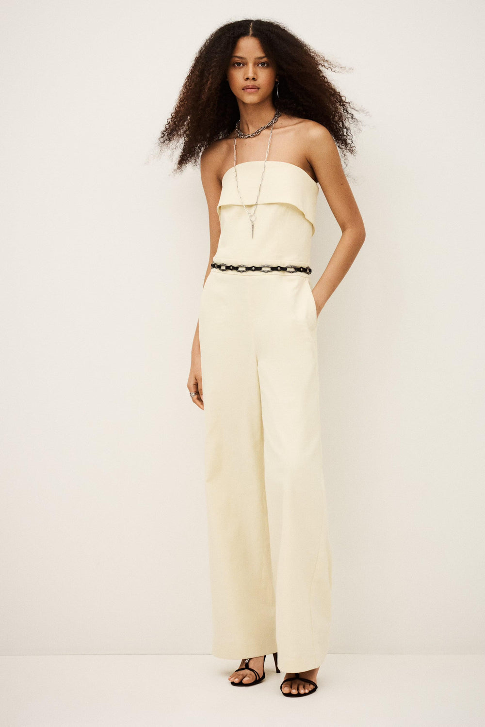 Bustier Jumpsuit Cenelia Yellow