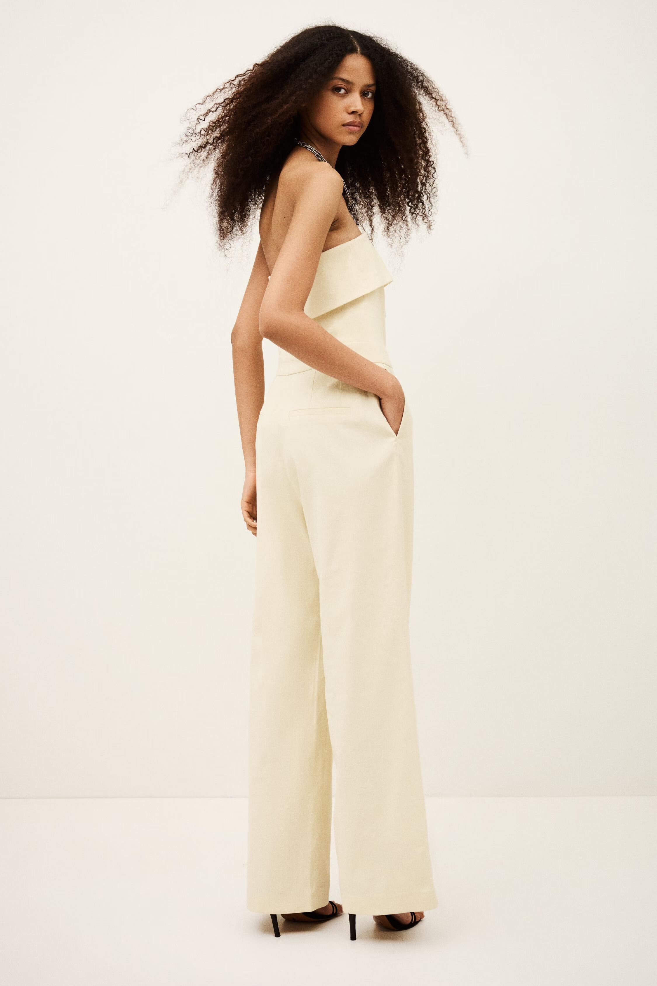 Bustier Jumpsuit Cenelia Yellow