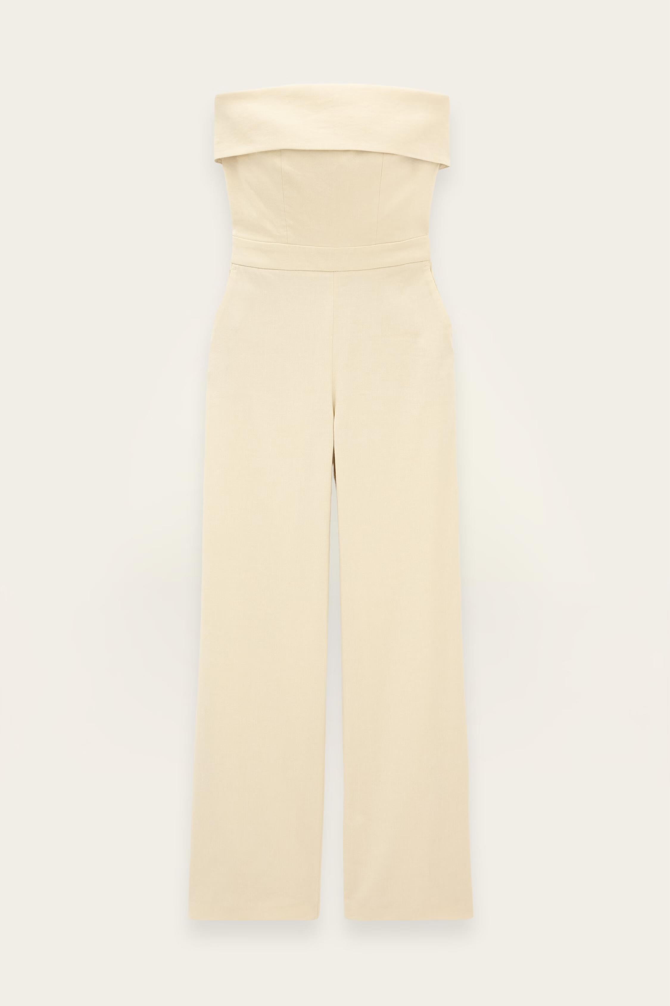 Bustier Jumpsuit Cenelia Yellow