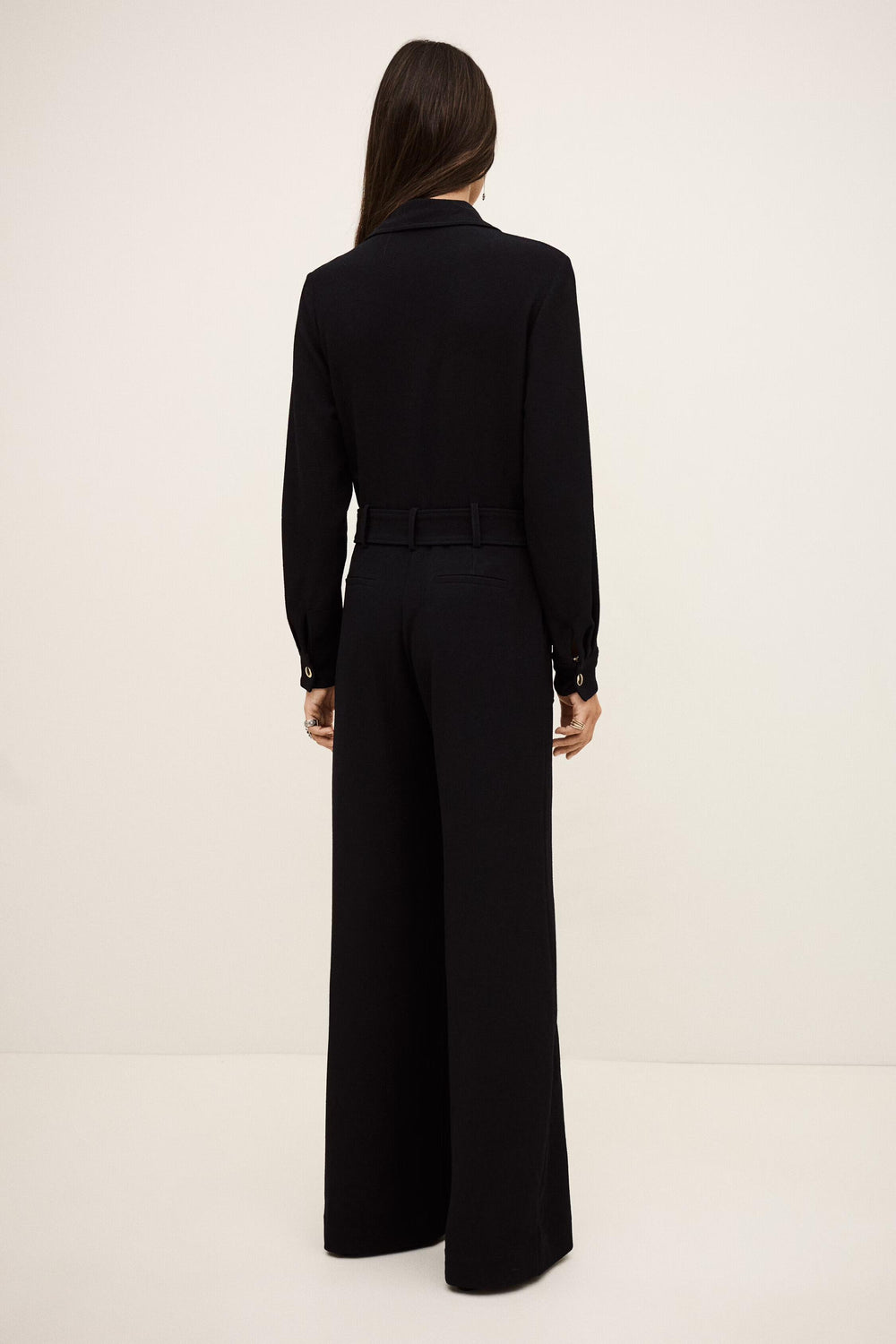 Long-Sleeve Jumpsuit Fleur Blue