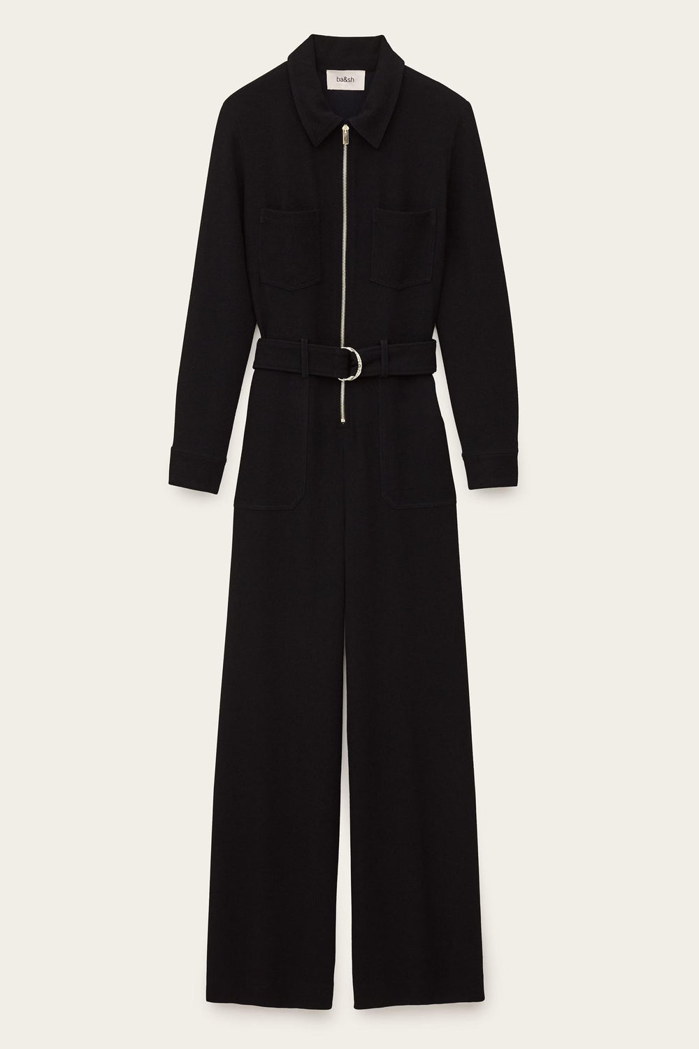 Long-Sleeve Jumpsuit Fleur Blue
