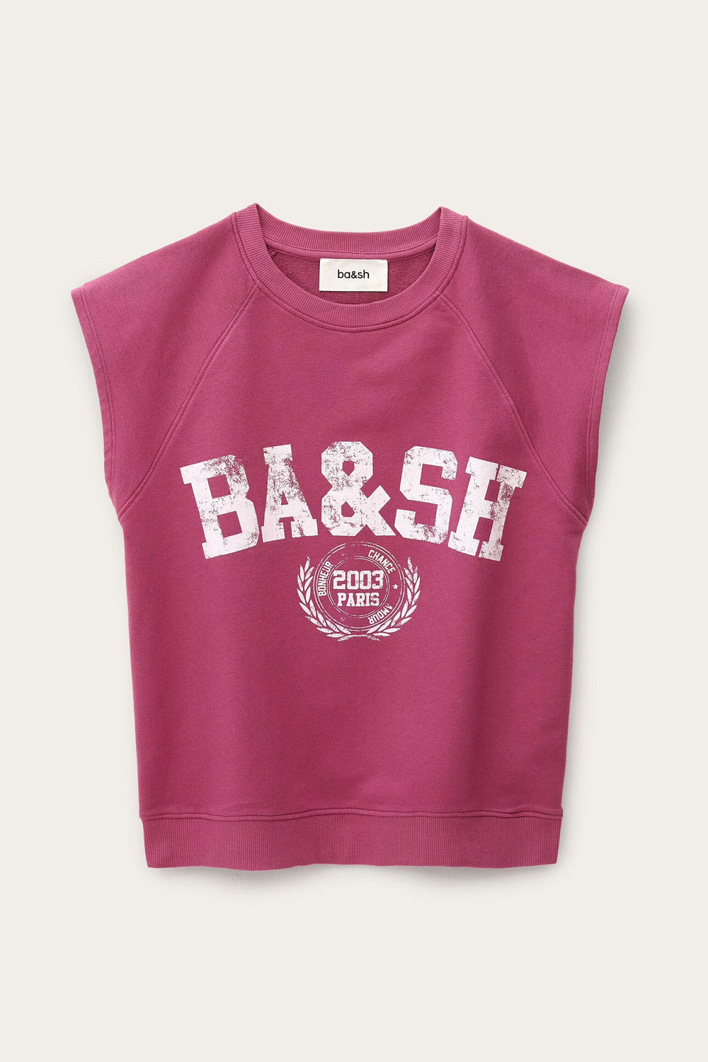 Sleeveless Sweatshirt Beata Pink