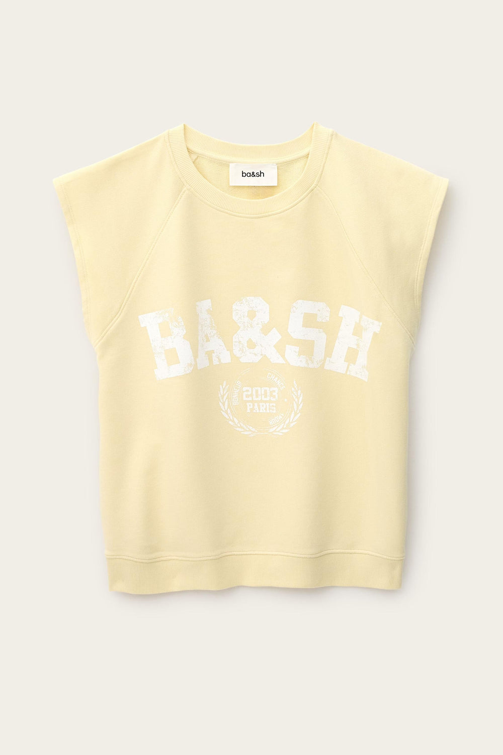 Sleeveless Sweatshirt Beata Yellow
