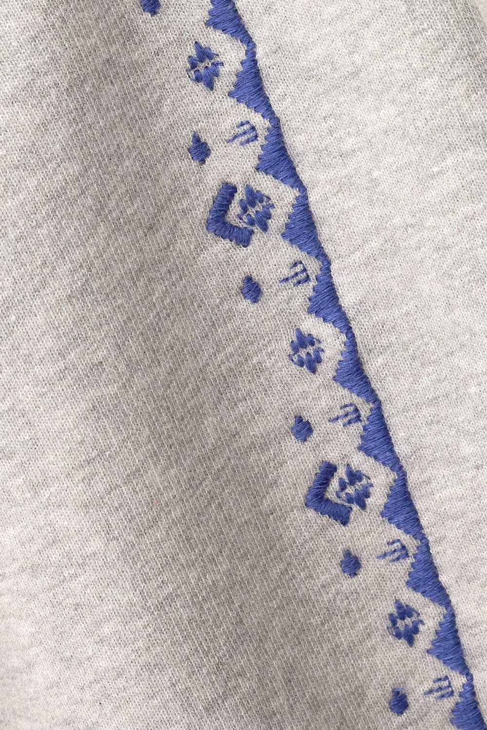 Embroidered Sweatshirt Mesta Gray