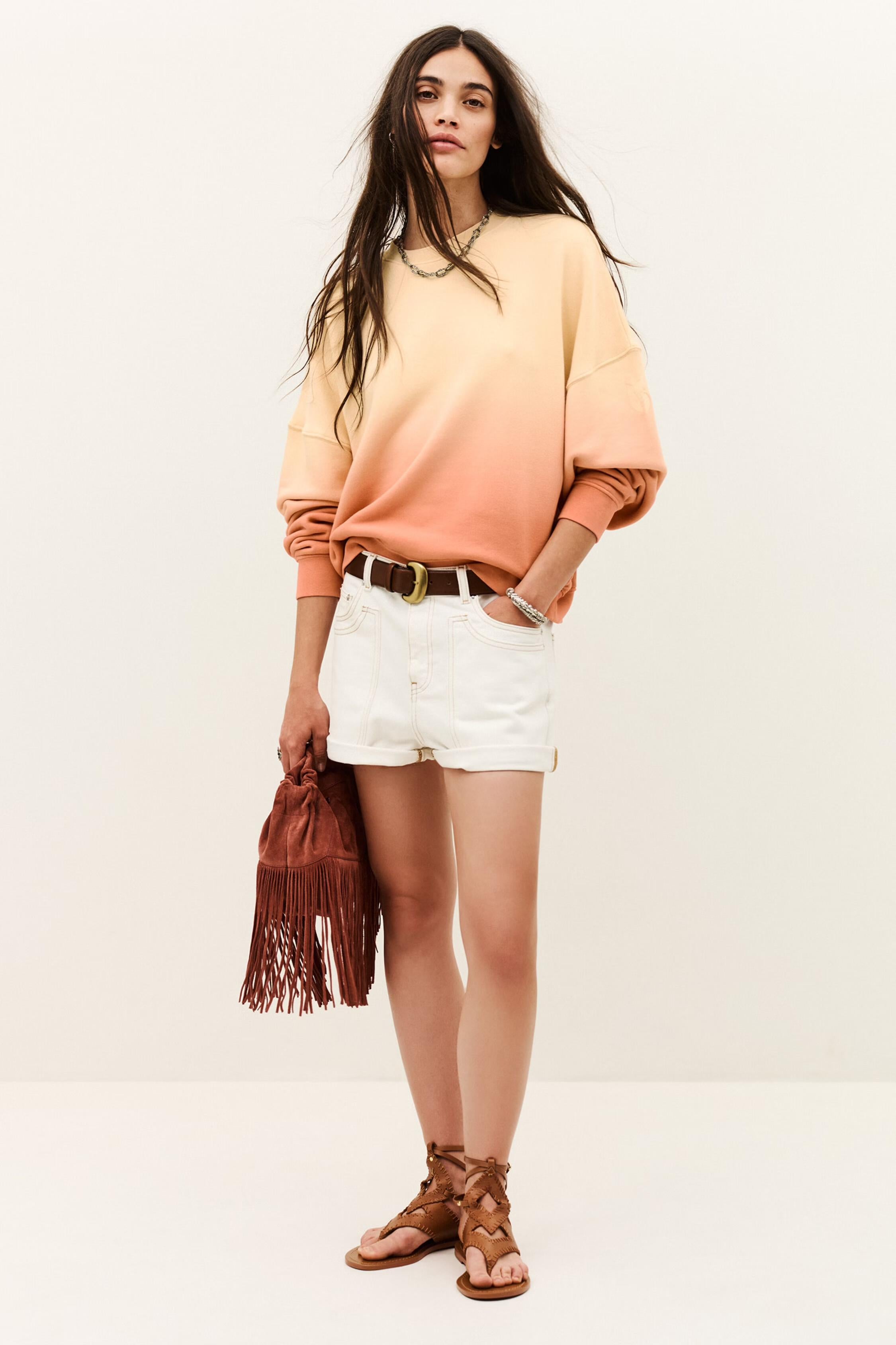 Oversize Sweatshirt Mahida Yellow