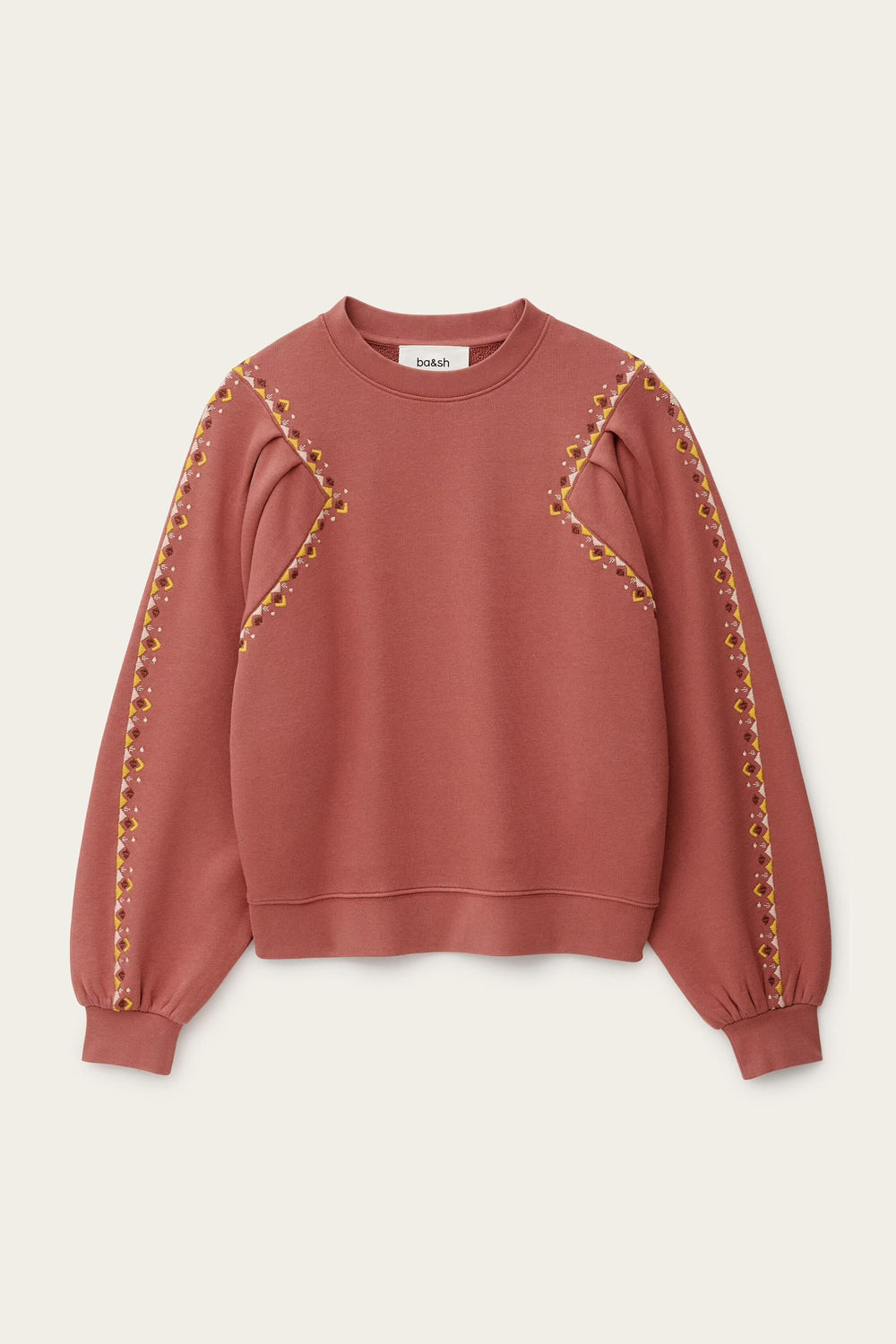 Embroidered Sweatshirt Mesta Pink