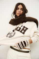 Long-Sleeve Sweatshirt Fenja Beige