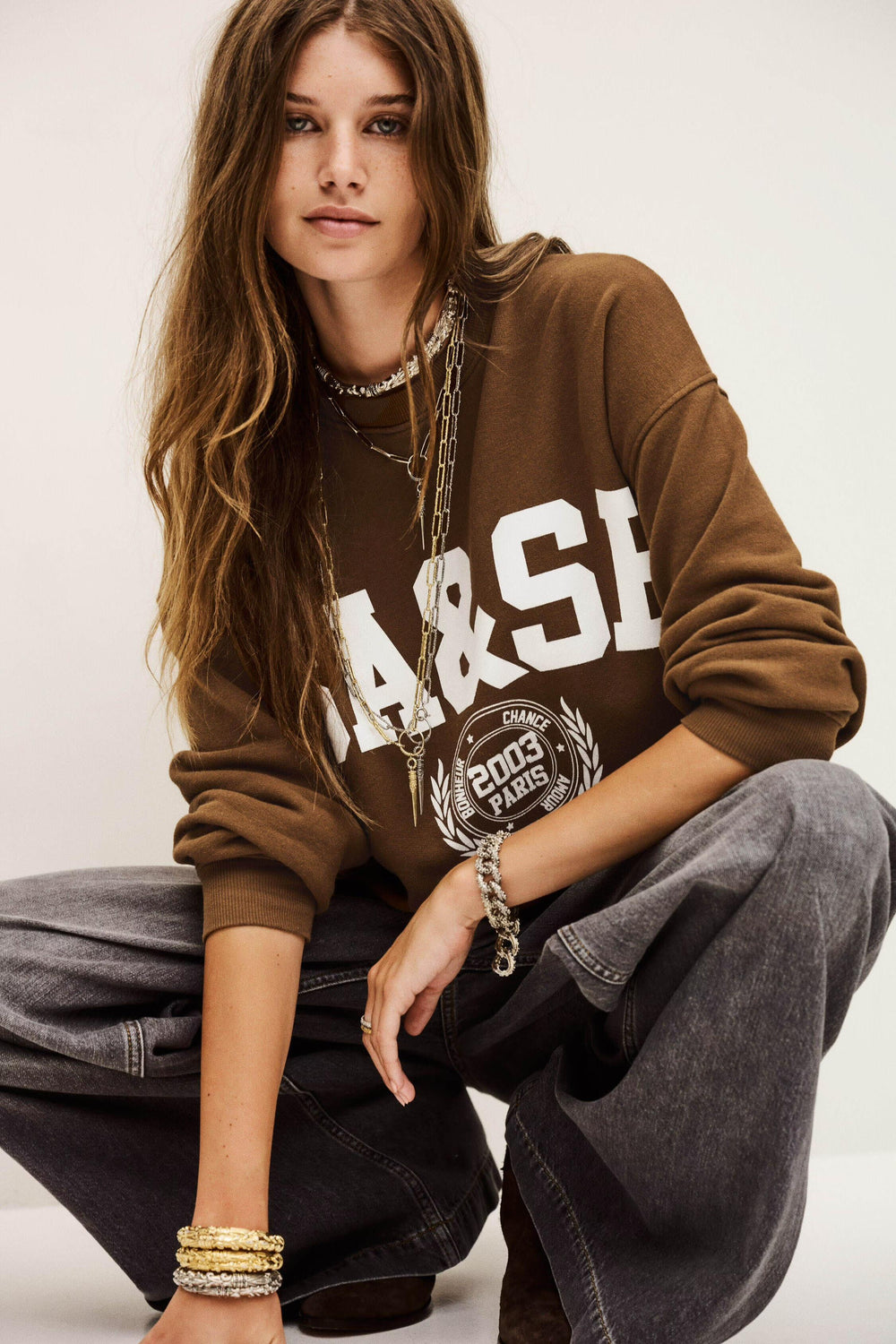 Two-Tone Sweatshirt Benjamin Brown