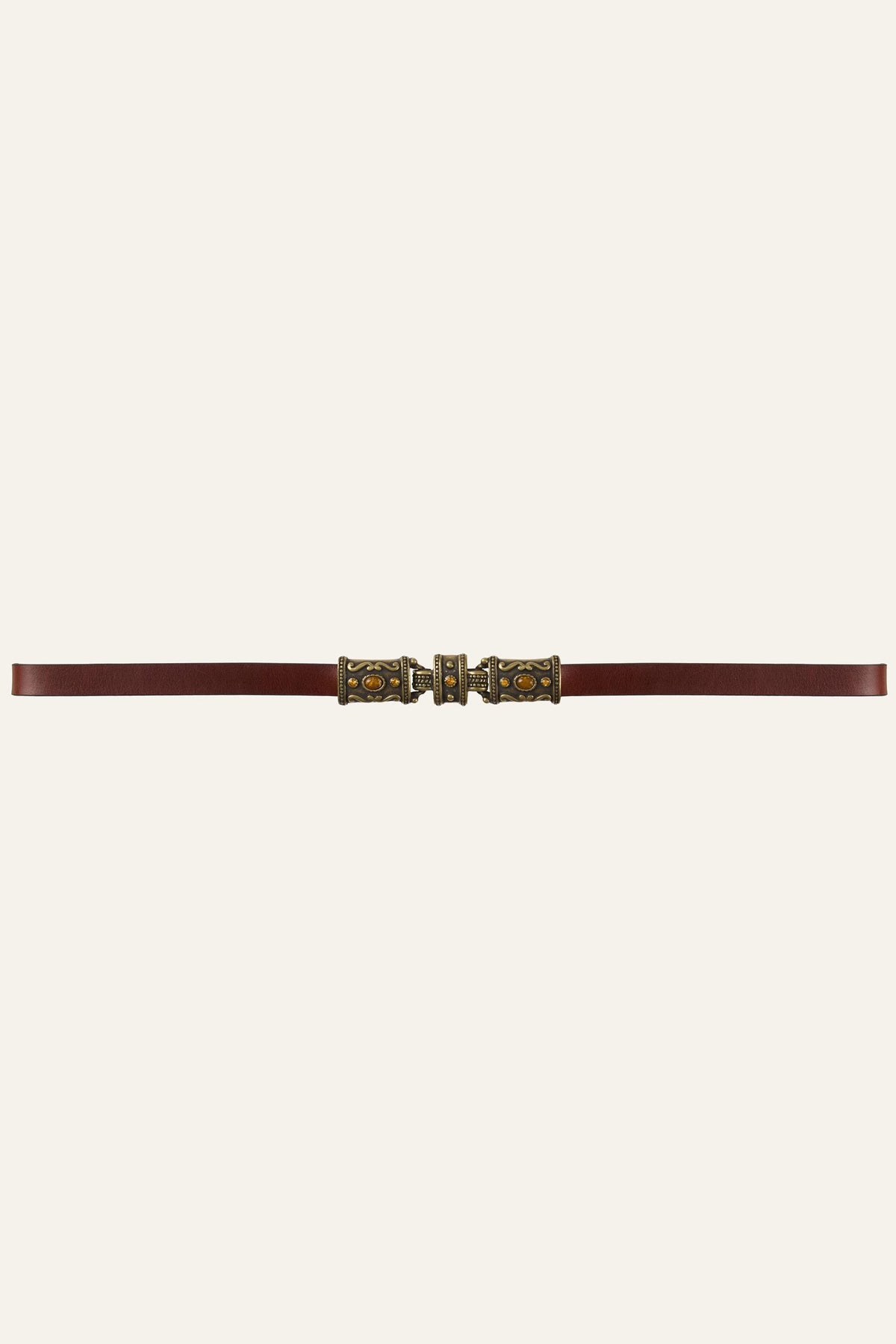 Leather Belt Bara Brown