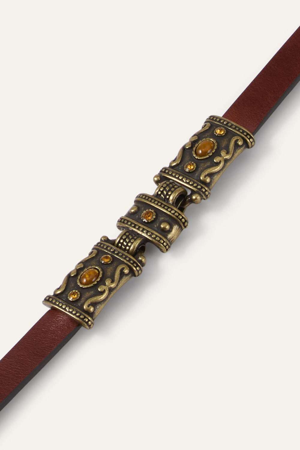 Leather Belt Bara Brown
