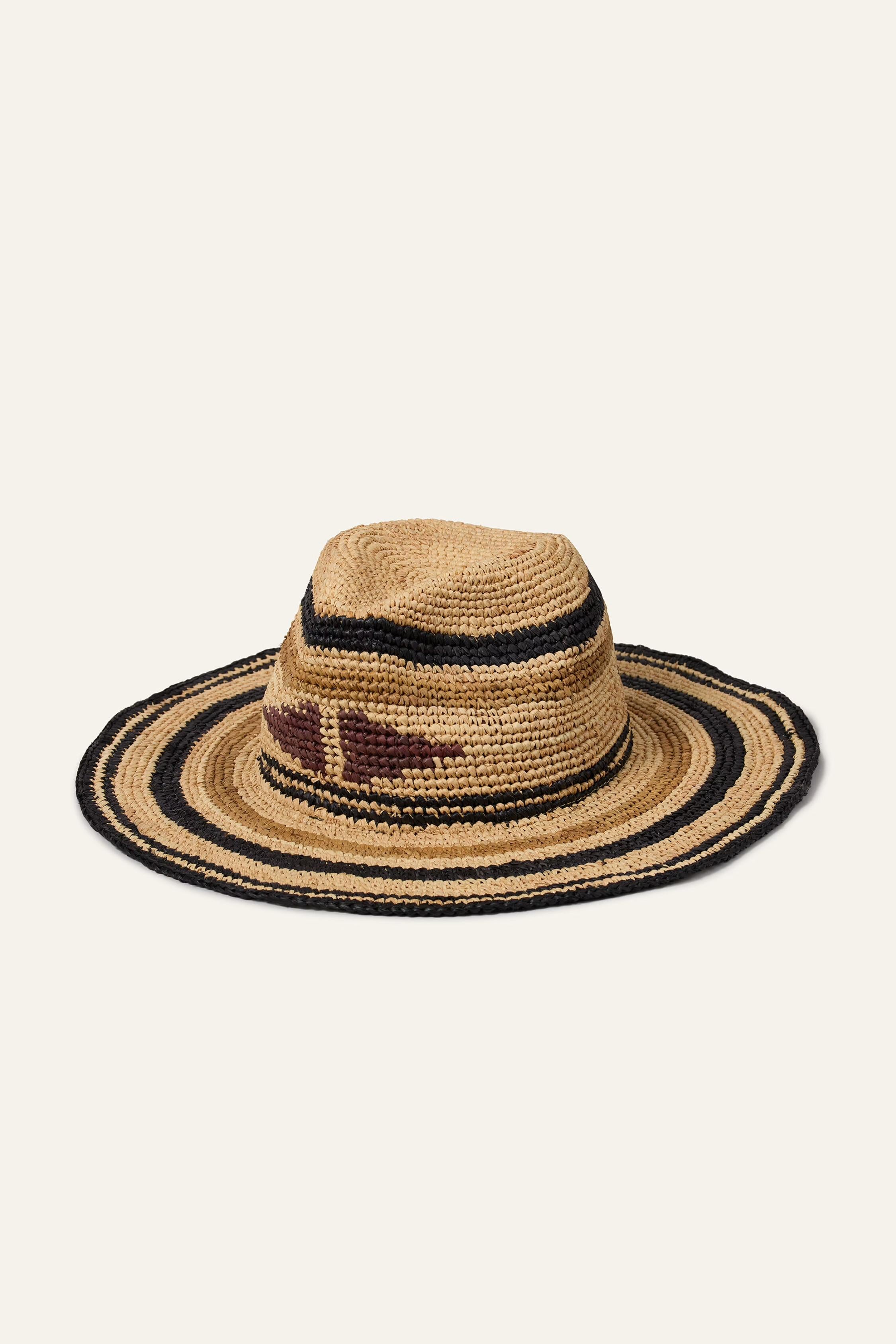 Woven Hat Hindira Multicolored