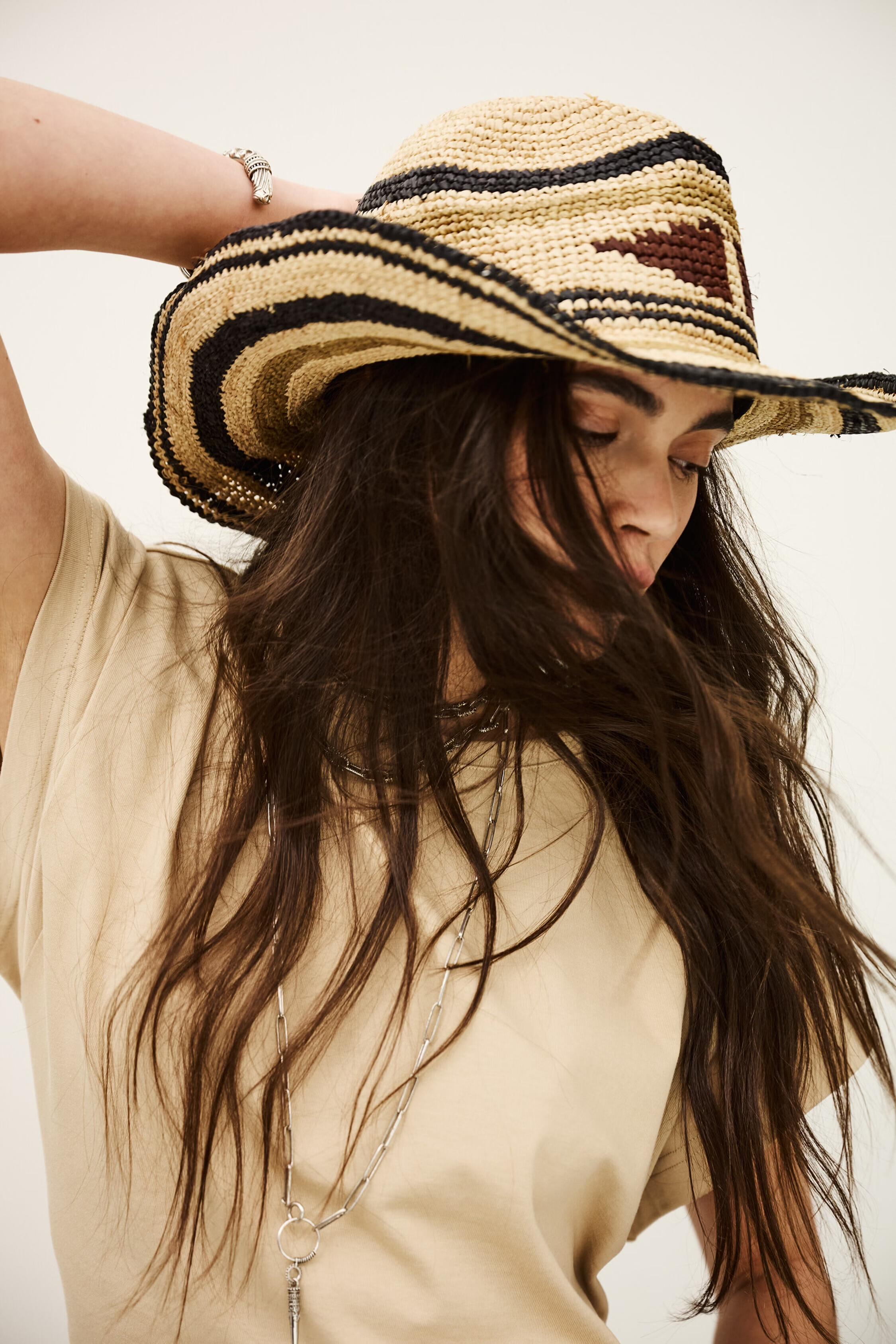 Woven Hat Hindira Multicolored
