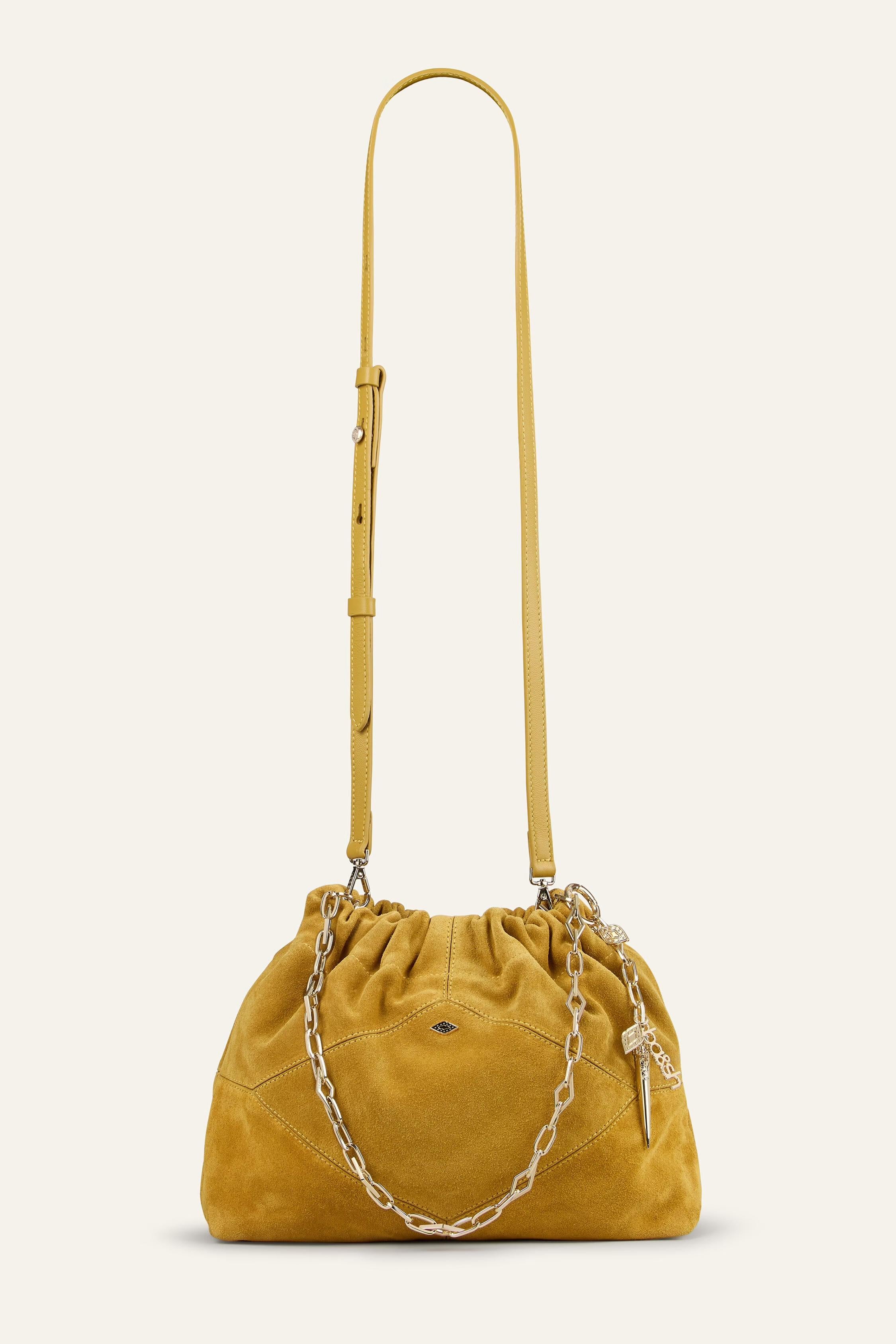 Mini Suede Tote Bag June Red