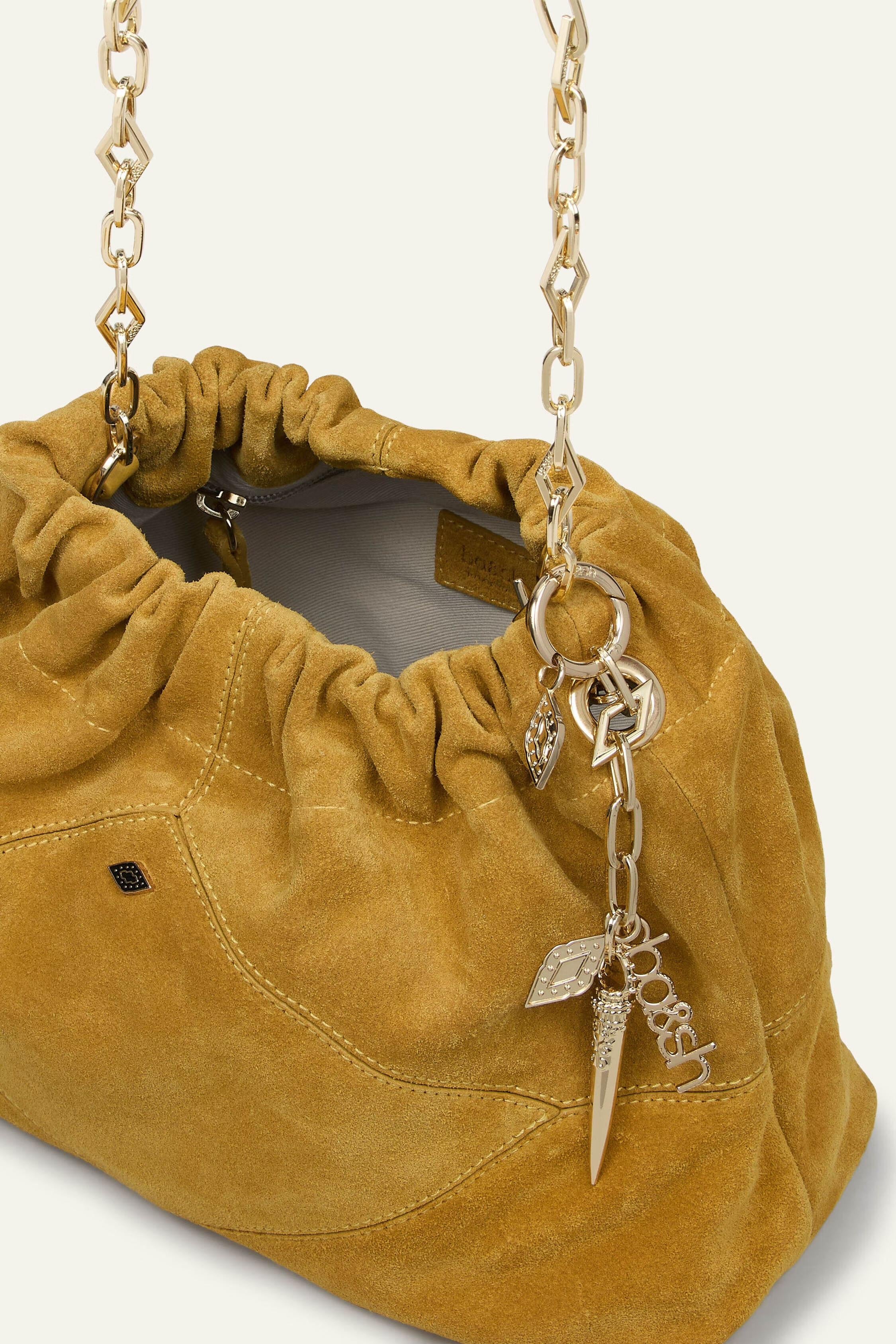 Mini Suede Tote Bag June Red