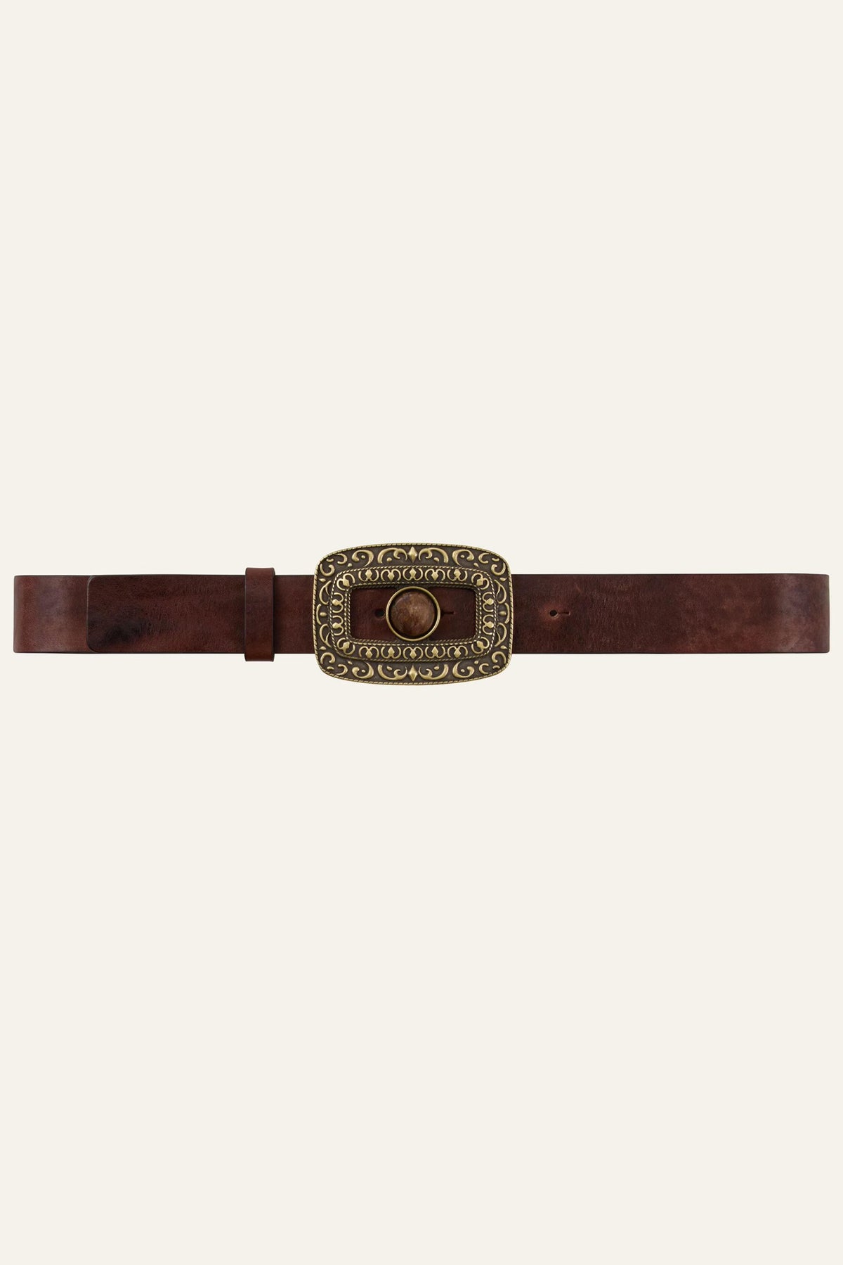 Leather Belt Boni Brown