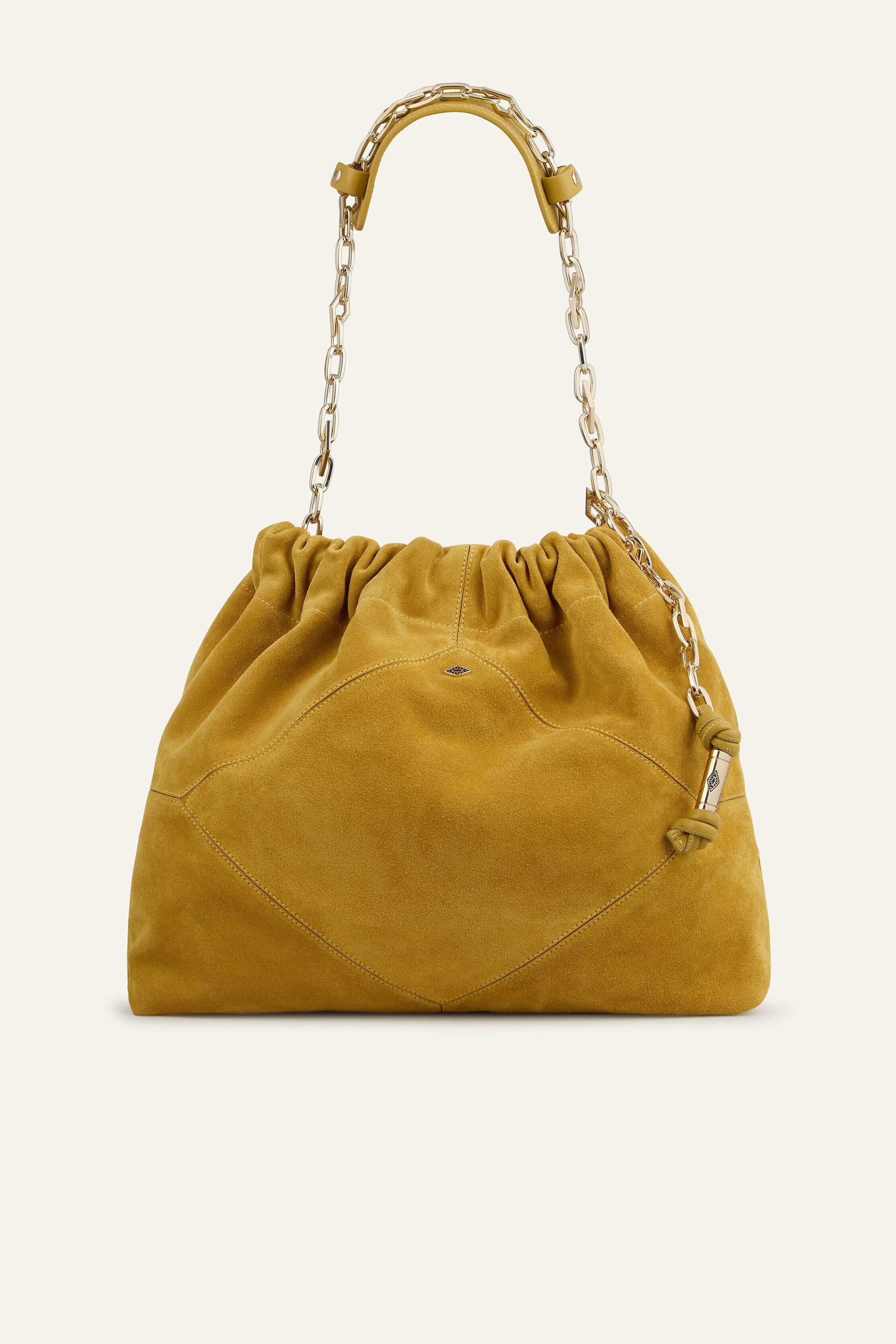 Suede Tote Bag June Red