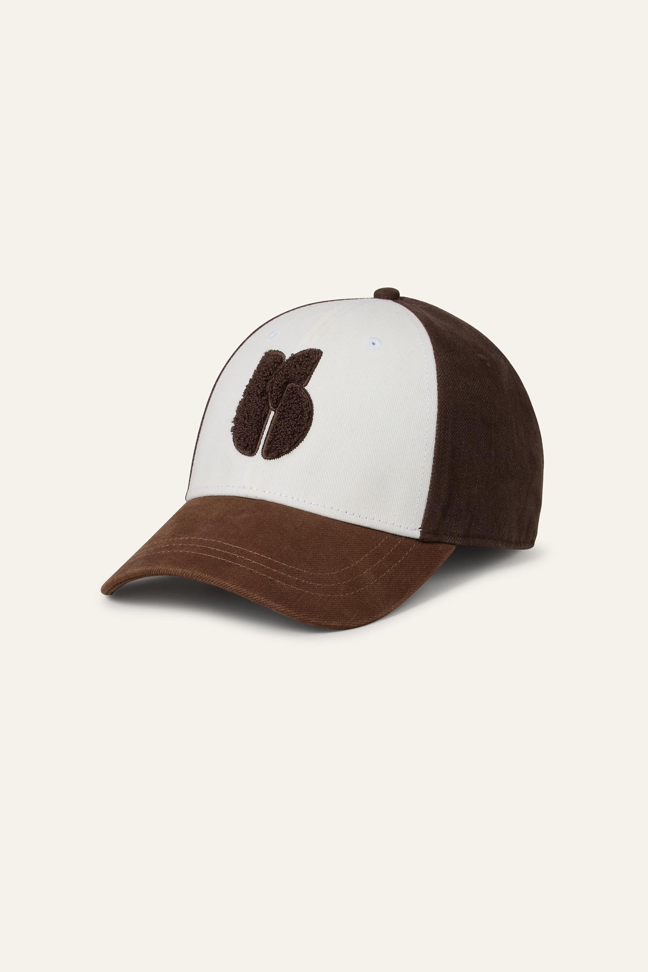 Cotton Baseball Cap Henri Brown