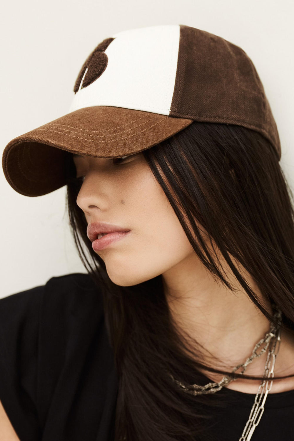 Cotton Baseball Cap Henri Brown