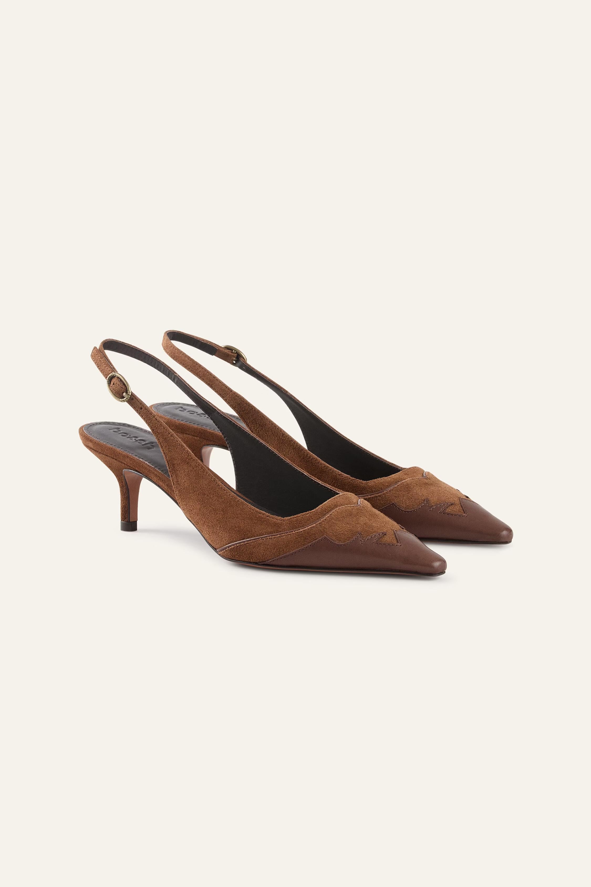 Slingback Heels Casta Brown