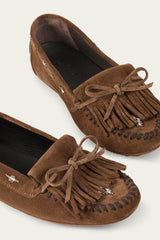 Suede Moccasins Corto Brown