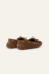 Suede Moccasins Corto Brown