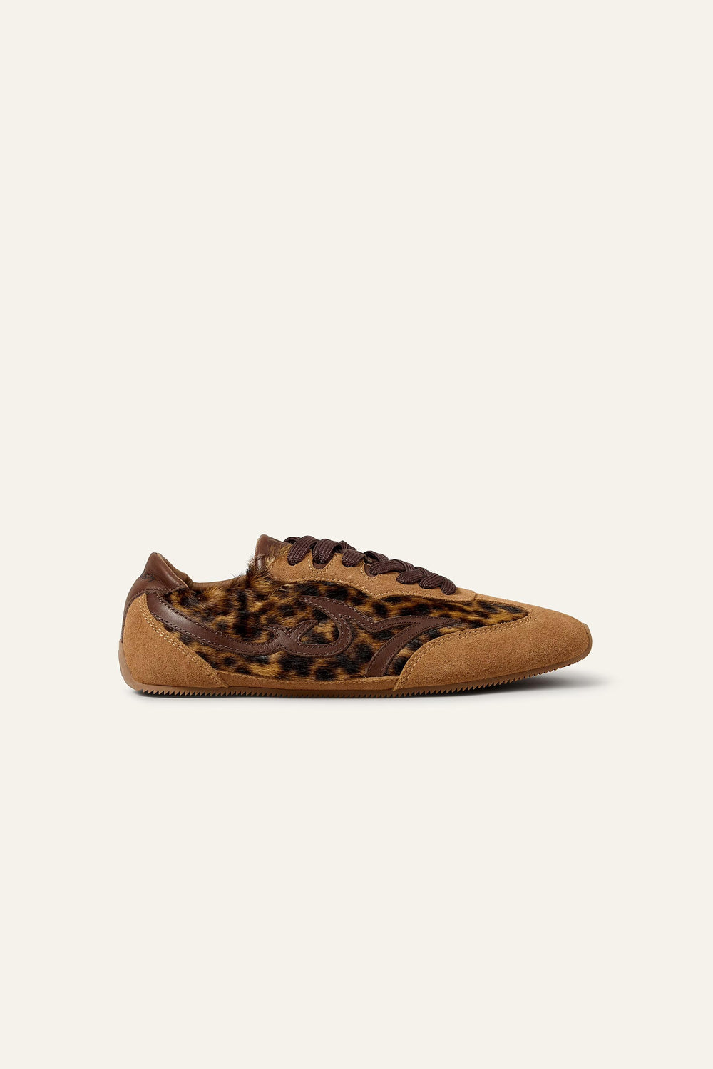 Soft Leather Trainers Celleste Printed