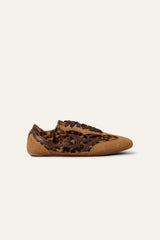Soft Leather Trainers Celleste Printed