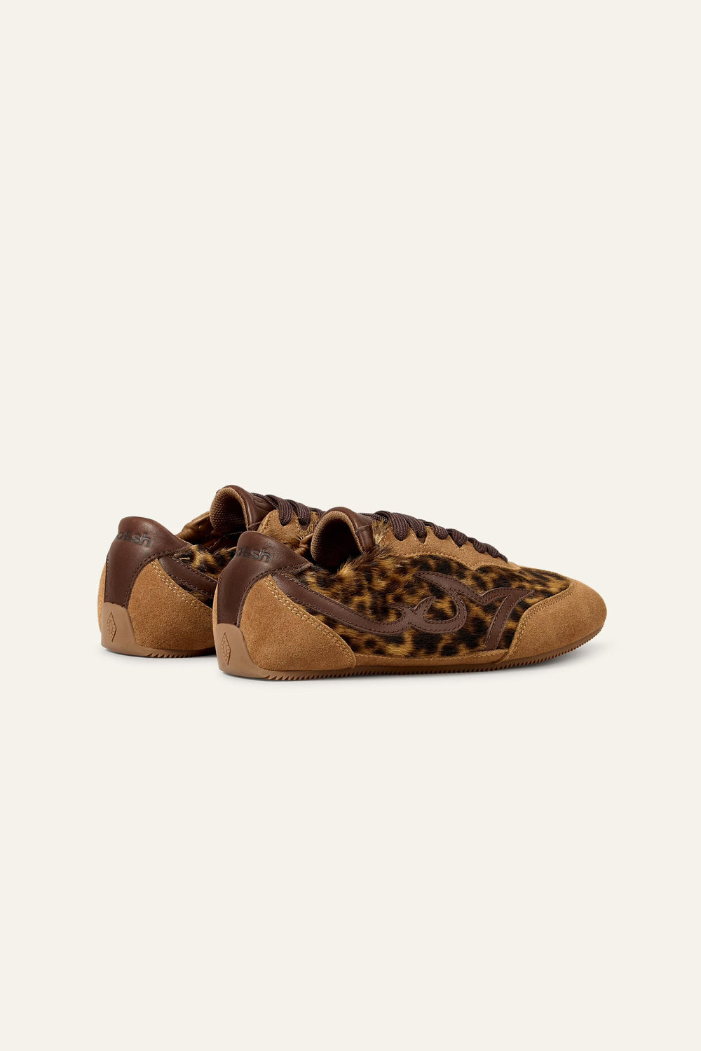Soft Leather Trainers Celleste Printed