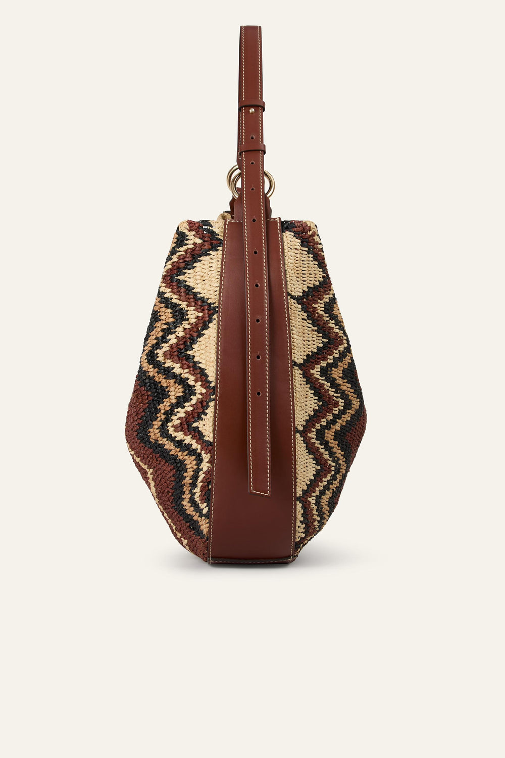 Raffia Hobo Bag Arya Multicolored