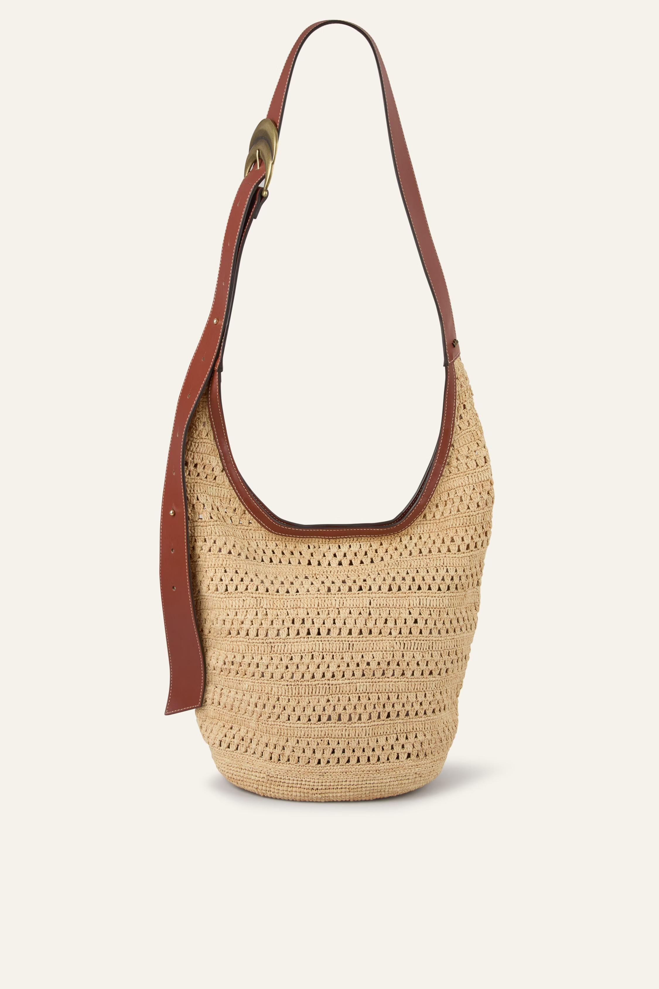 Woven Bucket Bag Youyou Brown