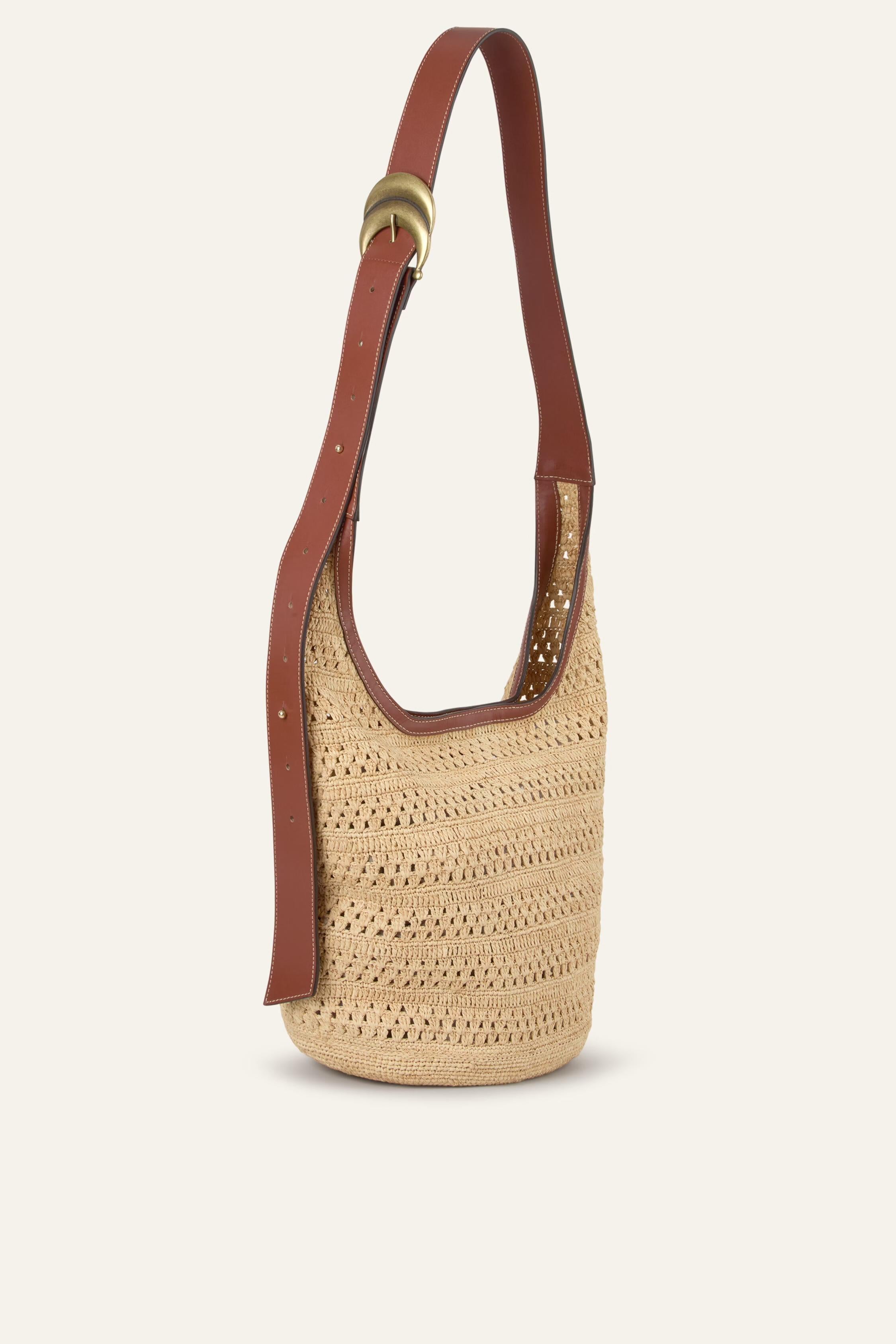 Woven Bucket Bag Youyou Brown