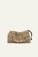 Raffia Bag June Black
