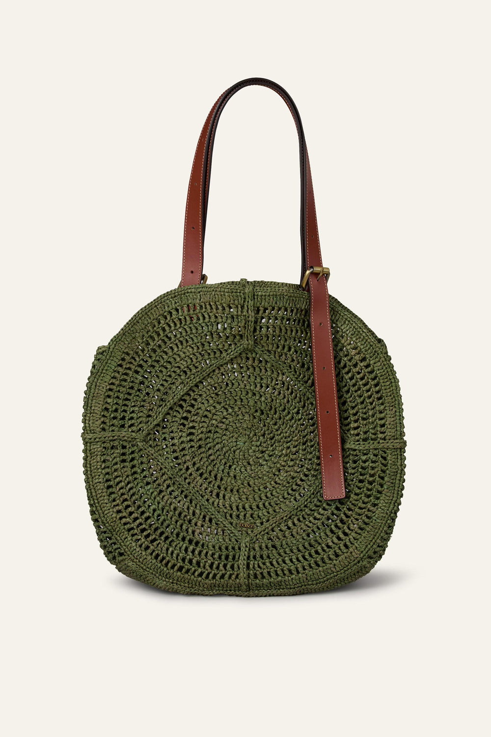 Raffia Straw Bag Palma Green