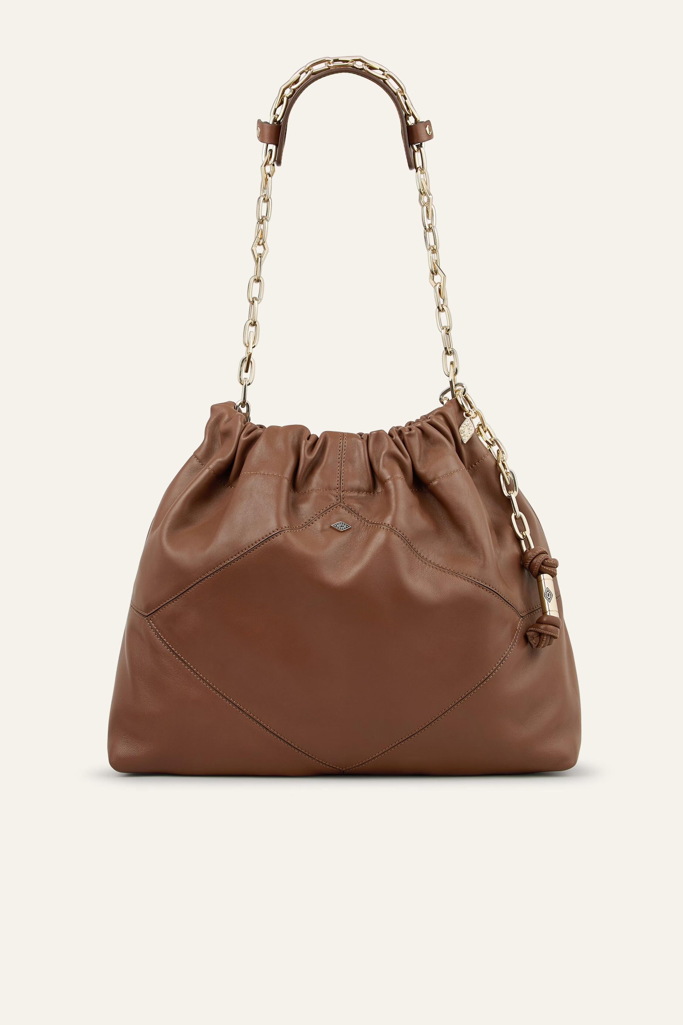 Leather Bag June Brown