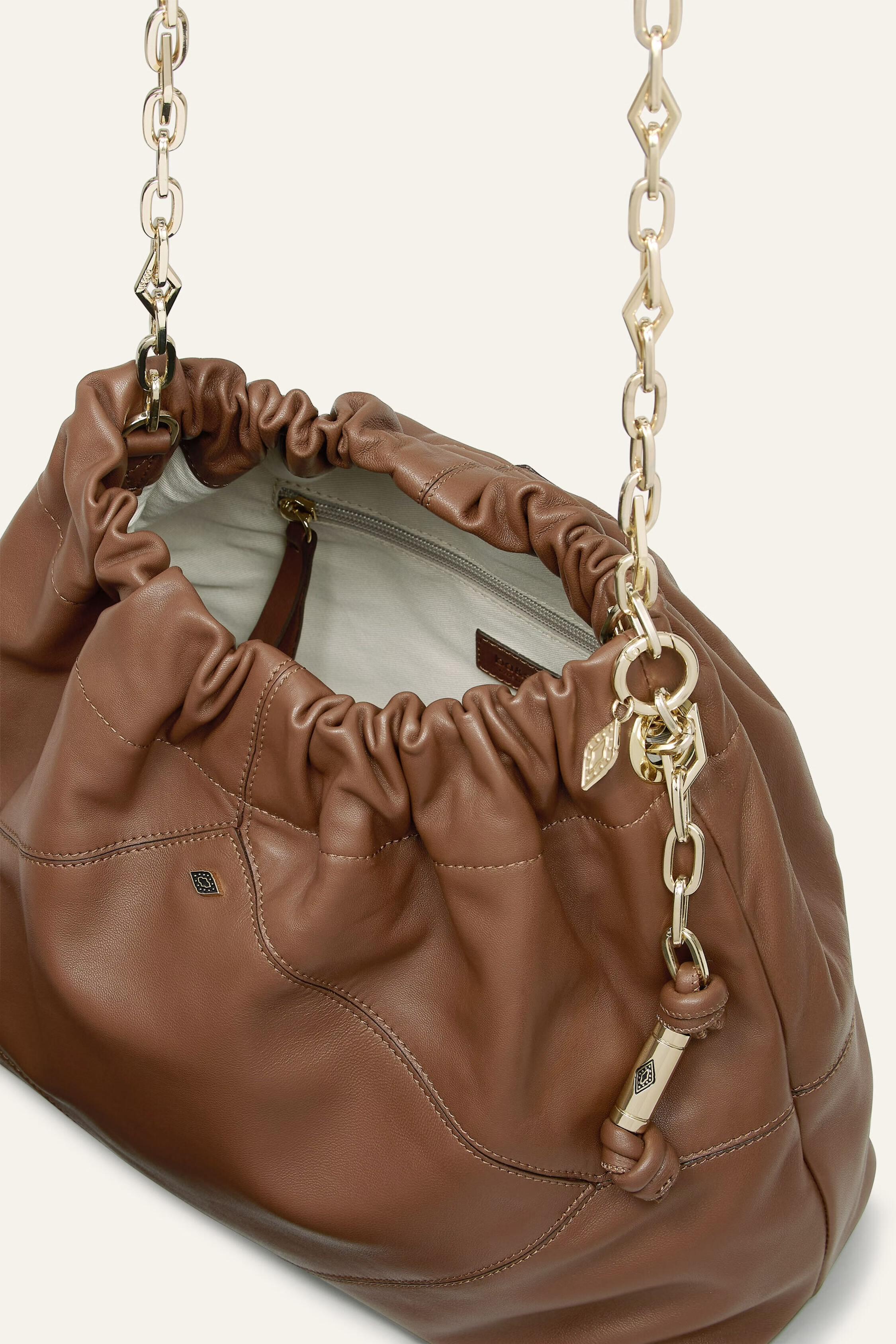 Leather Bag June Brown
