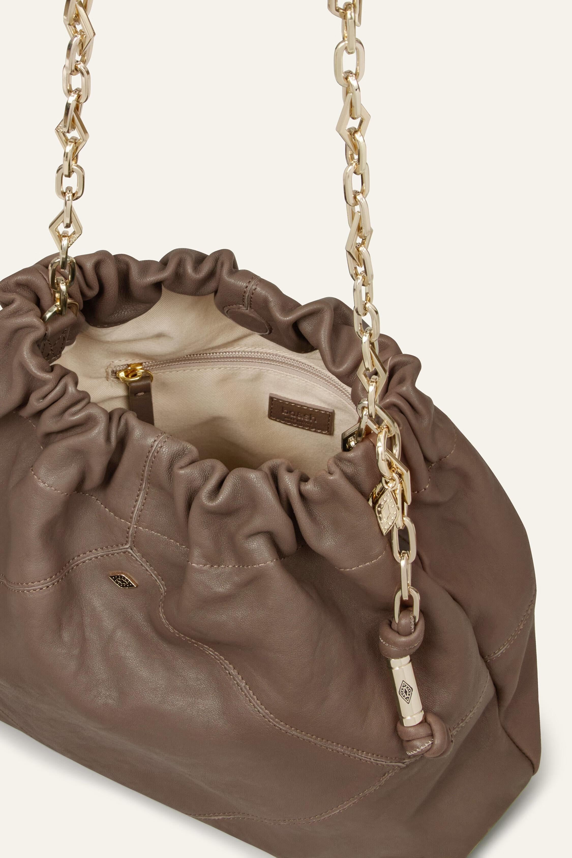 Leather Bag June Gray