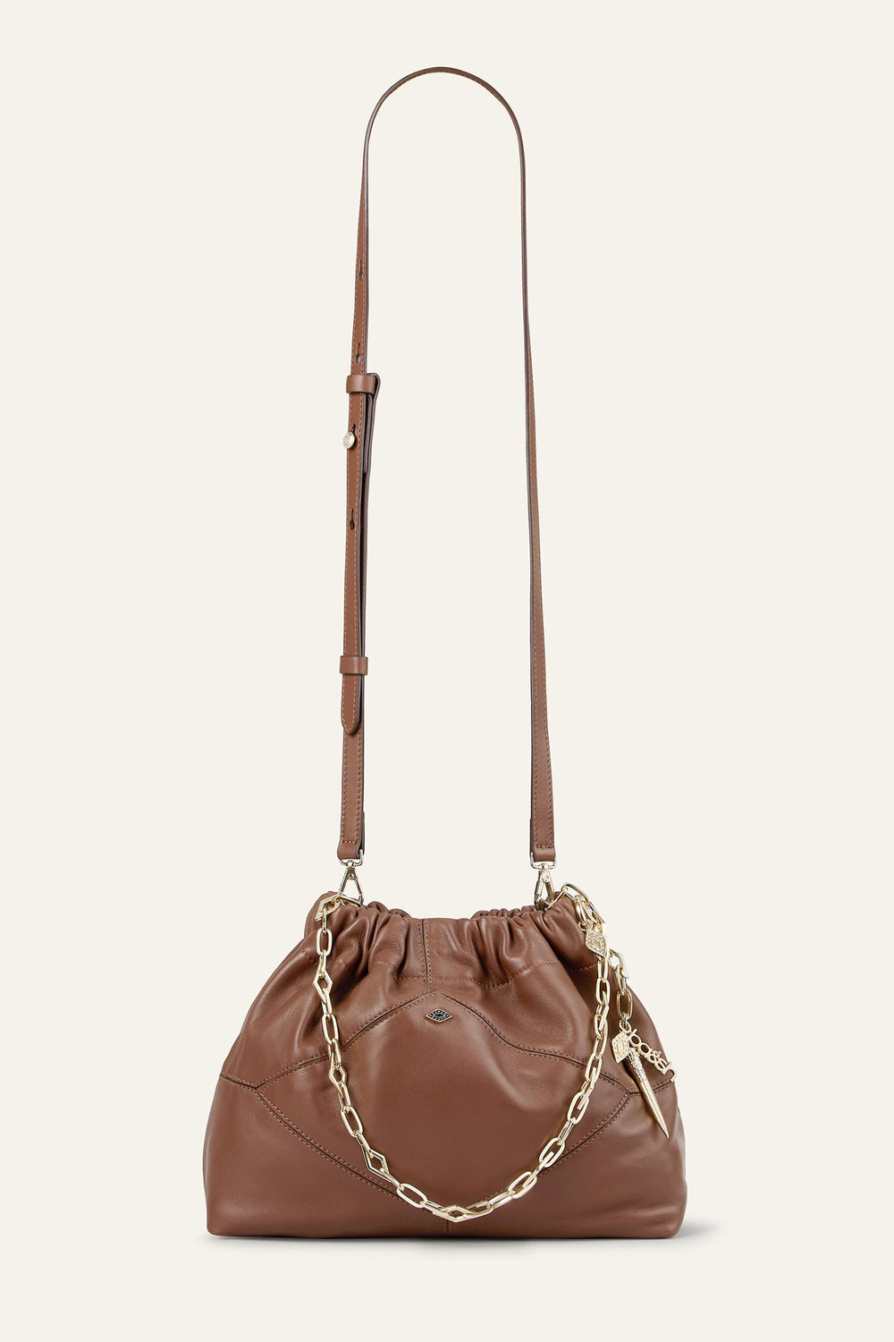 Mini Leather Bag June Brown
