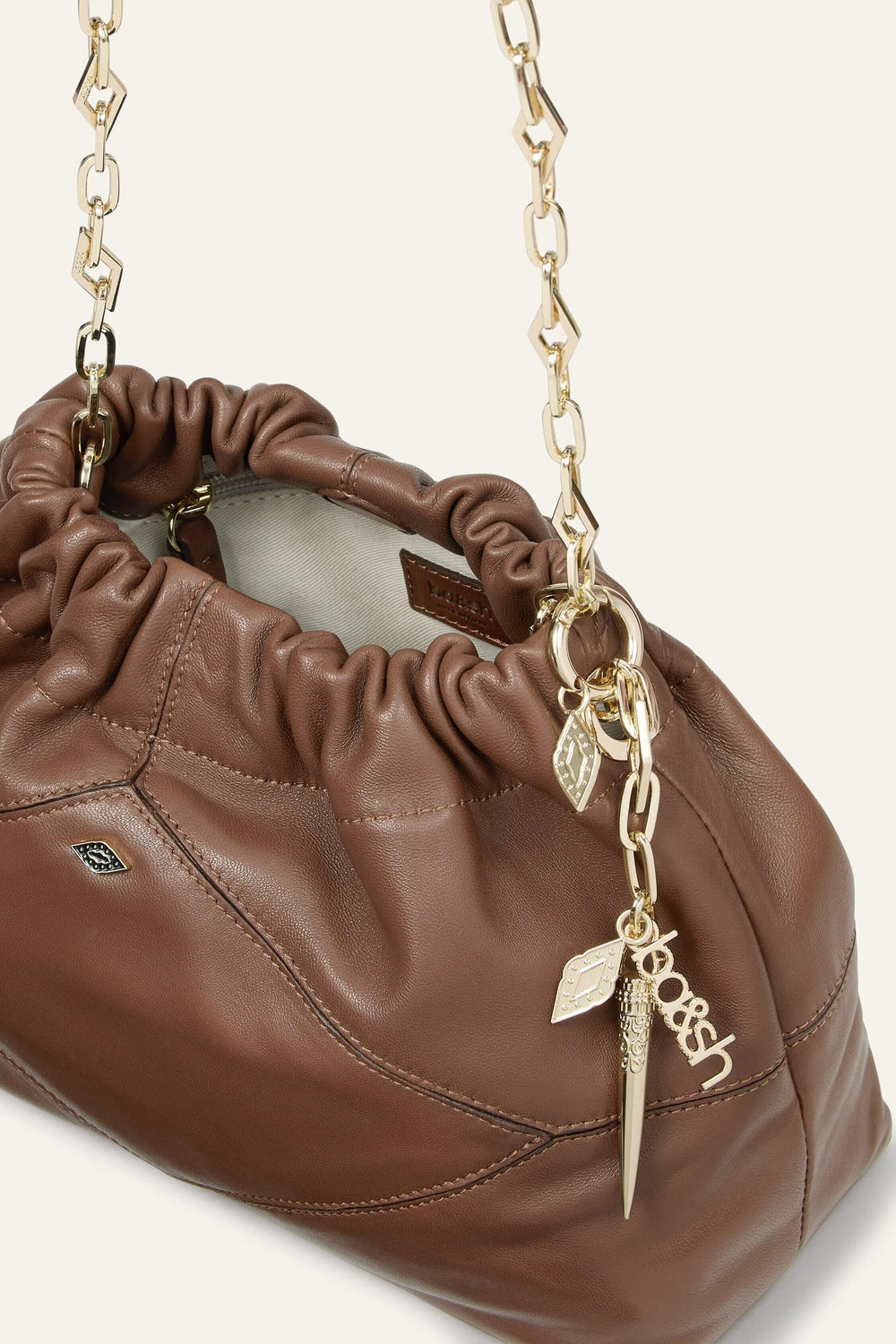 Mini Leather Bag June Brown