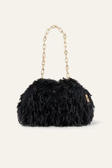 Feathered Clutch June Black
