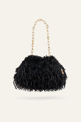 Feathered Clutch June Black