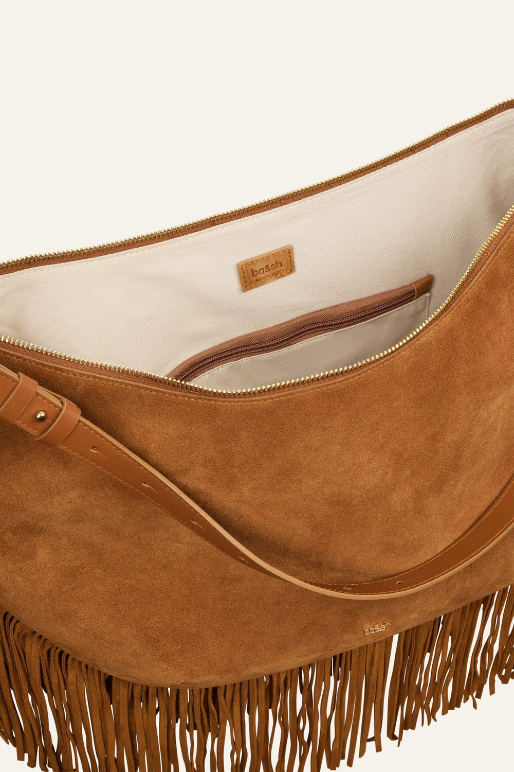 Fringed Bag Swing Brown