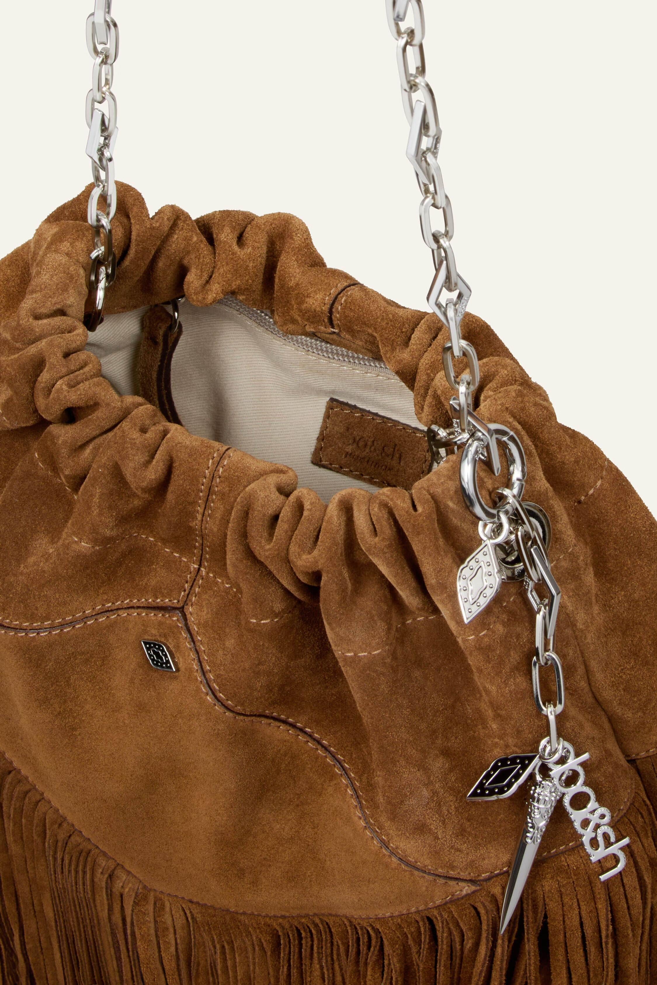 Mini Suede Bag June Brown